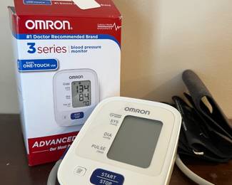 Omron blood pressure monitor