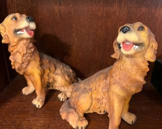 Melannco resin dog figurines