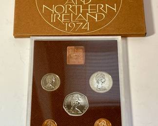 1974 Coinage of Great Britain and Northern Ireland set