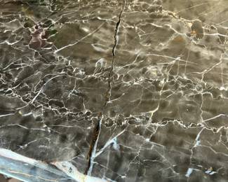 Detail of crack in marble