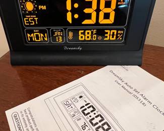 Dreamsky auto set alarm clock and weather station