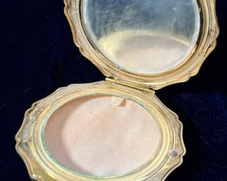 Vintage Stratton brass compact