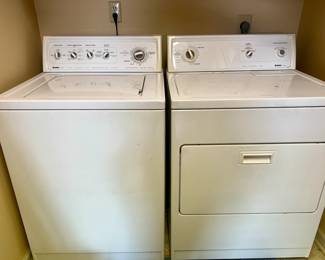 Kenmore washer and dryer