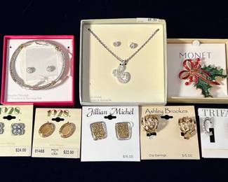 Boxed costume jewelry