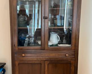 Antique display cupboard
