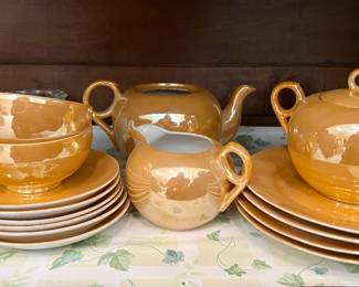 Vintage Japanese luster ware