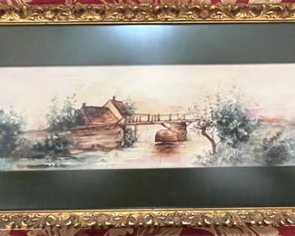 Framed watercolors