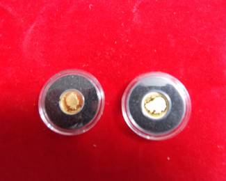 Half of a gram gold coins