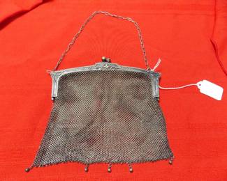 Vintage Antique German Silver Mess Clutch handbag