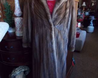 Full length mink coat
