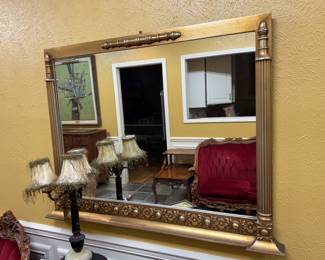 Gold Framed Mirror