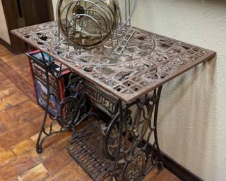 Antique Singer Base with Topper
