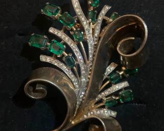 Trifari Alfred Phillippe Sterling Brooch