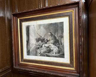 "There's Life in The Old Dog Yet" Framed