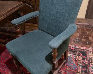 Pair Upholstered Arm Chairs