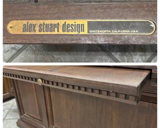Alex Stuart Design Desk and Credenza