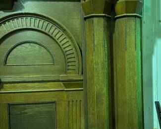 Ellis County Courthouse Judge's Back Bar and Desk
