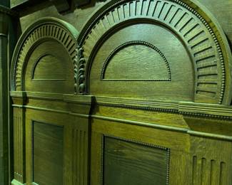 Ellis County Courthouse Judge's Back Bar and Desk