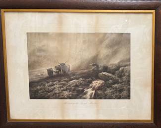 "All Among The Purple Heather" Print Elmer Keene
