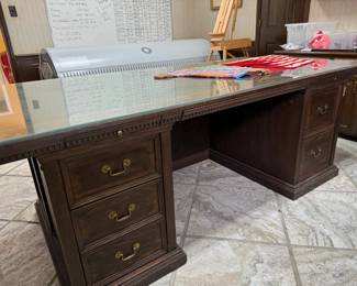 Alex Stuart Design Desk and Credenza