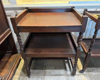 Barley Twist Tea Cart