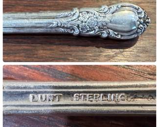 Lunt Sterling Flatware