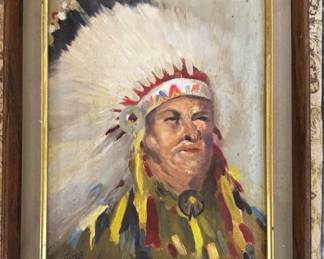 "Commanche Chief" by Fred Red Harris