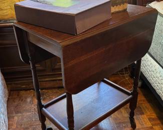Drop Leaf Tea Cart