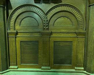 Ellis County Courthouse Judge's Back Bar and Desk