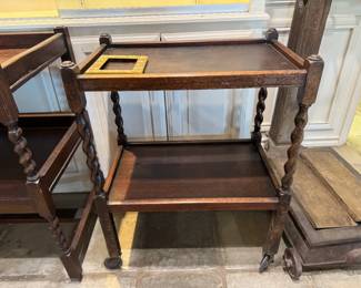 Barley Twist Tea Cart