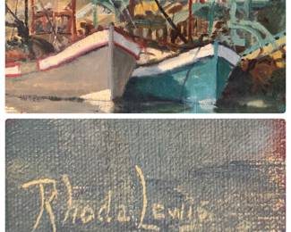 Rhoda Lewis Original Framed