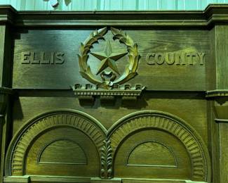 Ellis County Courthouse Judge's Back Bar and Desk