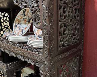 Carved Chinese Etagere