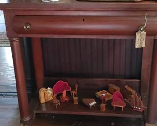 Beautiful mahogany closet entry table