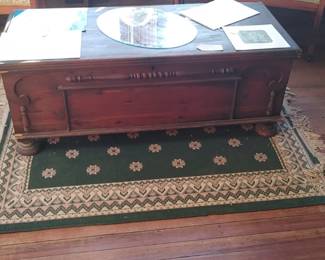 Beautiful antique mahogany Hope Chest cedar lined