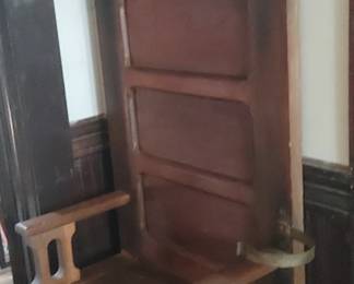 Oak Hall tree antique oak beveled Edge mirror mission style Victorian (35% off)
