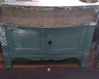 Oak washdown French country style dovetail drawers partially refinished