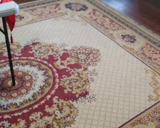 # (2) 9x12 rugs exactly the same pattern one and then dining room and one in the entry hall