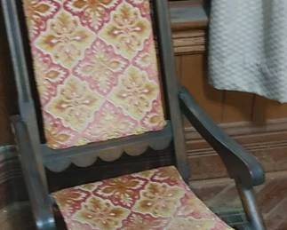 Antique East Lake , platform rocker