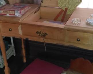 Unfinished Pine vanity