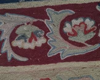 Beautiful antique woven Rug Great colors