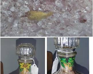 All original bottle and contents lavender bath salts titled Le Blume
Carnation