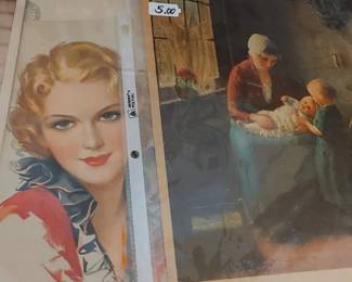 Beautiful lithograph prints