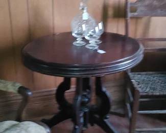 Mahogany East Lake Victorian table