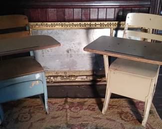 Two old school desk