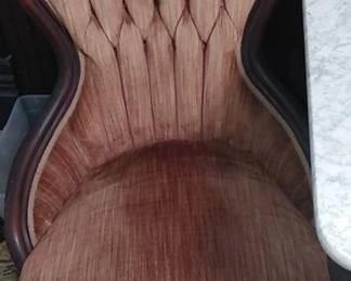 Rosewood carved gentlemen's and ladies chairs