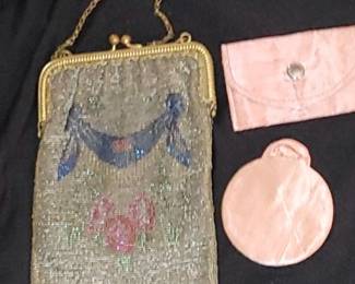 Glass beaded French purse 50% off
