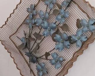 Unusual shabby chic baskets with Florals