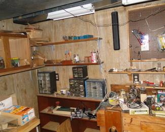 Great items all over the workroom