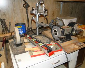 Tools levels, drill bits and more